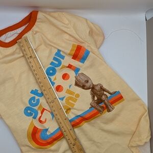 Kids Groot Graphic Tee - Cream
